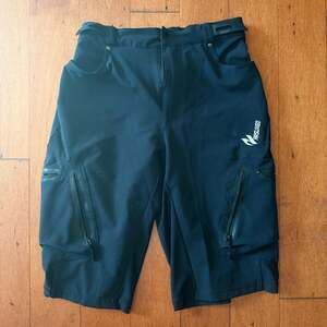 Arsuxeo Men's MTB Cycling Baggy Shorts with Waterproof Zippered Pockets